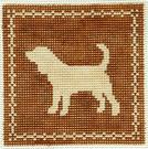 Small Dog (white on black)