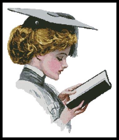 Graduation Blonde  (Harrison Fisher)