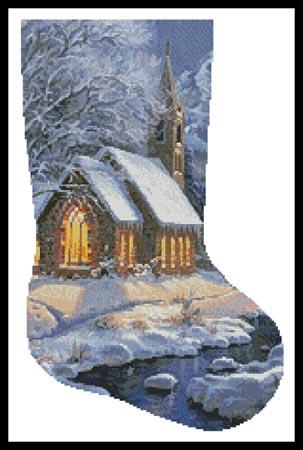 Midnight Clear Stocking (Right facing)  (Mark Keathley)