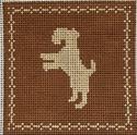 Terrier (white on black)