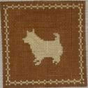 Little Dog (white on black)