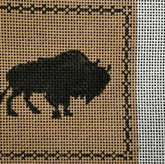 Buffalo (black on tan)