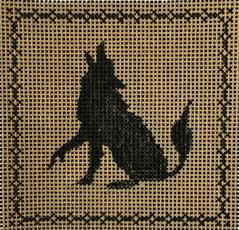 Coyote (black on tan)