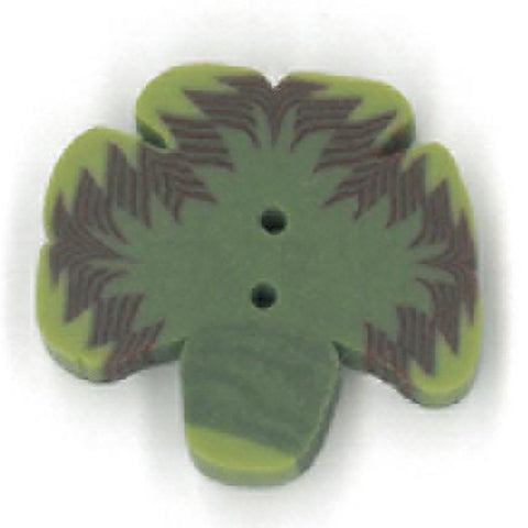 Small Three Leaf Clover Button