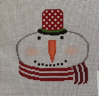 Snowman w/Red/White Scarf