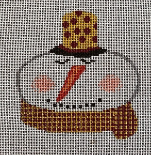 Snowman w/Red/Gold Scarf