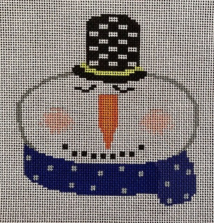 Snowman w/Blue Dots Scarf