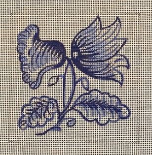 Delft Tiles - Jacobean Bloom