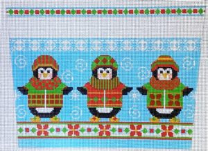 Penguin Stocking Cuff