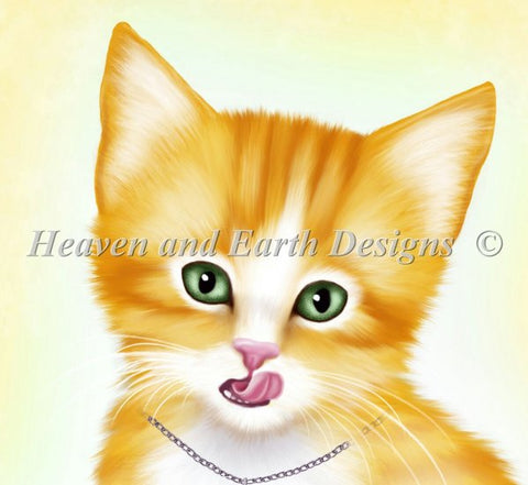 Lemon Cupcake Kitten - Quick Stitch