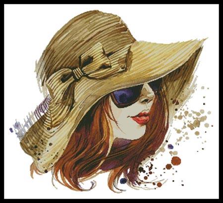 Woman In Sun Hat 1  (Lena Faenkova)