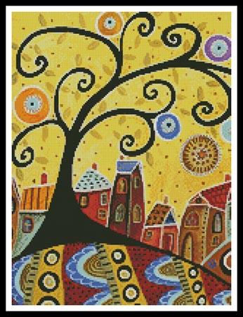 Blooming Village 1 (Cropped)  (Karla Gerard)