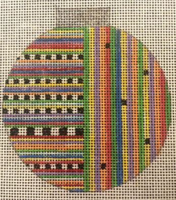 Ornament w/Stripes