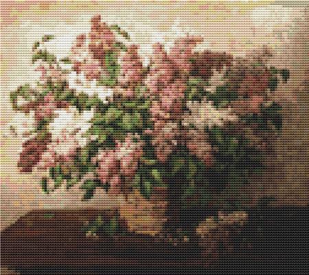 Lilacs In A Basket (Pyotr Konchalovsky)