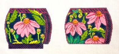 Pink Echinacea Coin Purse
