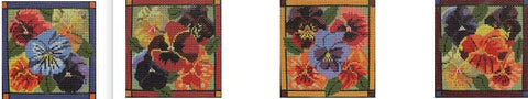 Pansy Coasters