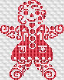 Tribal Gingerbread Woman