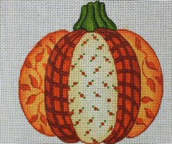 Orange Patchwork Pumpkin