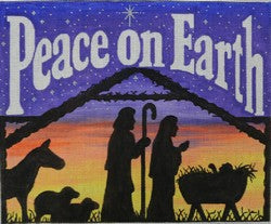 Peace on Earth w/Manger Scene