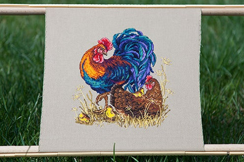 Rooster and Hen