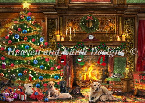 Festive Labradors
