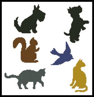 Animal Silhouettes  (Joni Prittie)