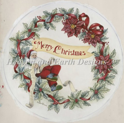 Merry Christmas Wreath