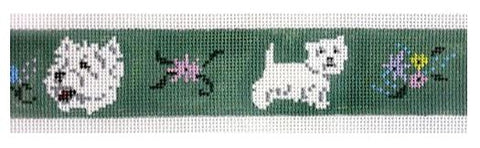 Westie Belt - Flowers