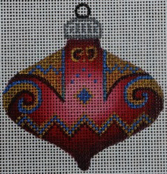 Red/Gold/Blue Ornament