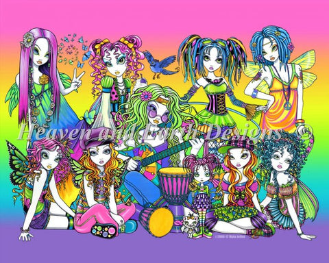 Rainbow Celebration Fairies