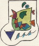 Picasso Fish Mini Sock