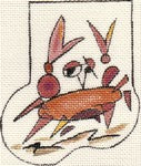 Picasso Crab Mini Sock