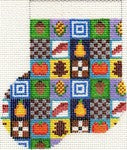 Thanksgiving Patchwork Mini Sock