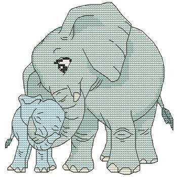 Momma N Me Elephant