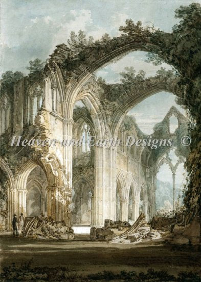 Interior Of Tintern Abbey - Art of the Antiquities