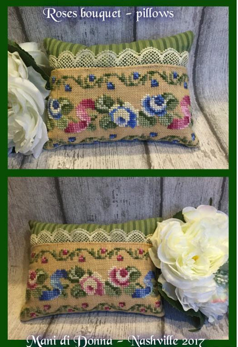 Roses Bouquet Pillow