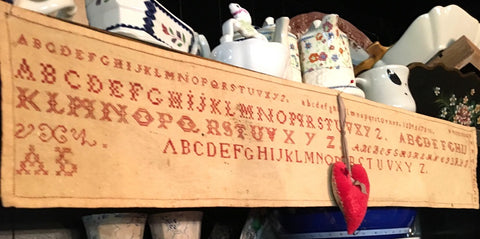 Six Red Alphabets