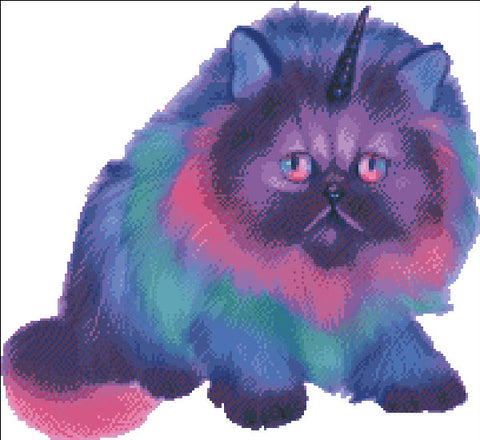 Mini Dark Mewnicorn - No Background