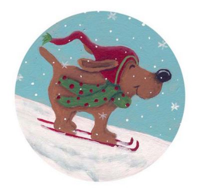 Dog Skiing