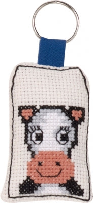 Smiling Cow Keyring