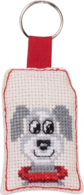Smiling Dog Keyring