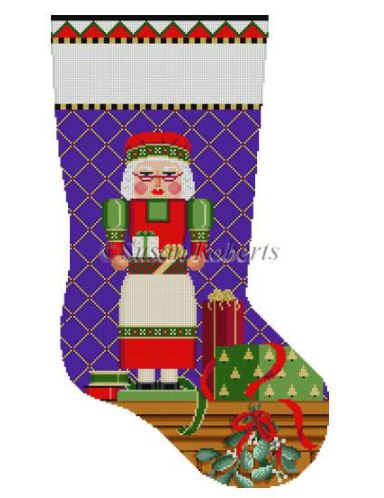 Mrs Claus Nutcracker Stocking