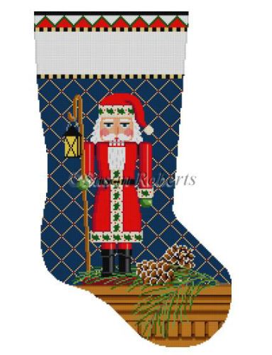 Santa Nutcracker Stocking