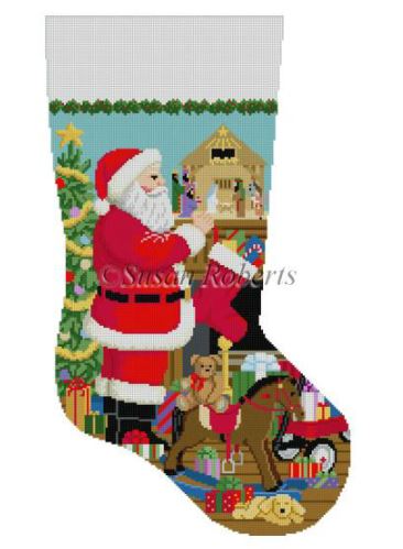 Santa/Nativity Stocking