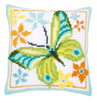 Green Butterfly Cushion