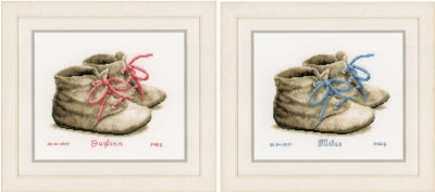 Baby Shoes Birth Announcement