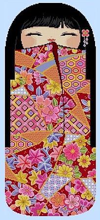 Cute Kokeshi Doll 01 - Eri