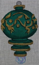Gold/Green Ornament