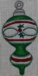 Red/White/Green Ornament