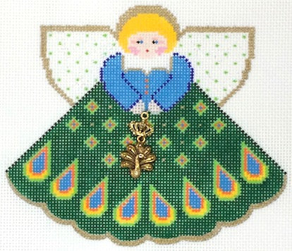 Peacock Angel w/Charm